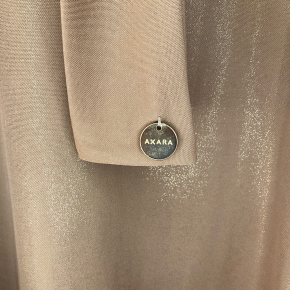 Axara Paris gold shimmer sheath dress. Made in France 🇫🇷 Size small - Picture 4 of 6